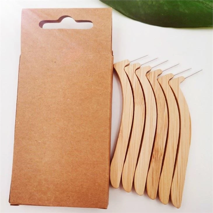 eco friendly organic bamboo interdental brush