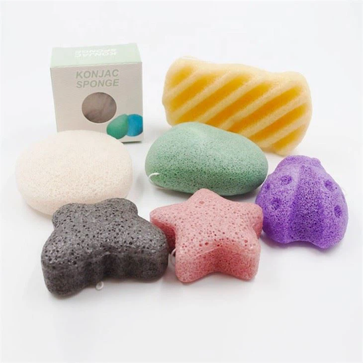 skincare biodegradable reusable konjac sponge